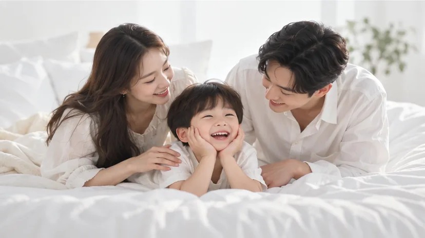 가족사진 스튜디오 예시