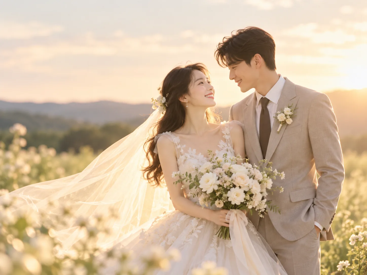 웨딩 촬영 예시