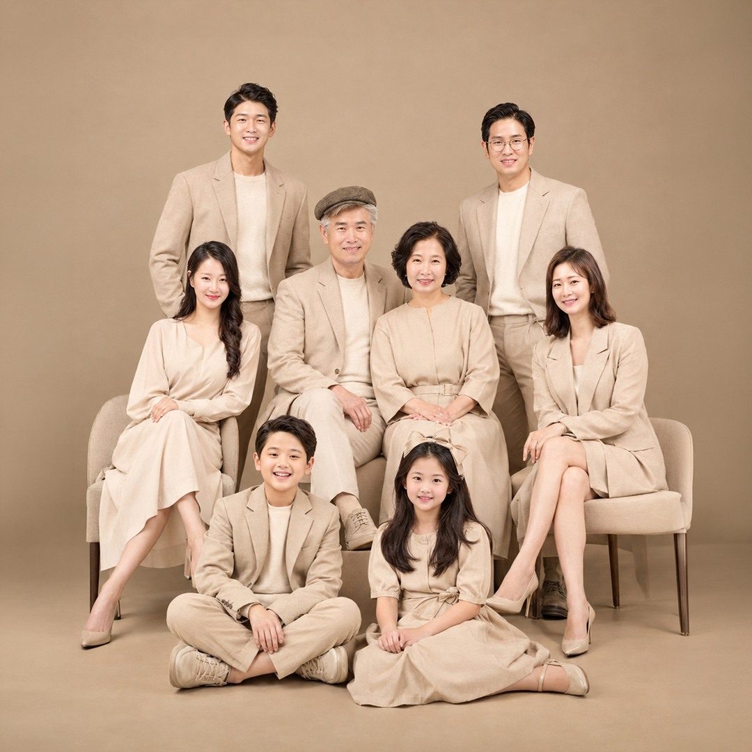 부천가족사진 리븐패밀리 에이원포토 대표 촬영 이미지